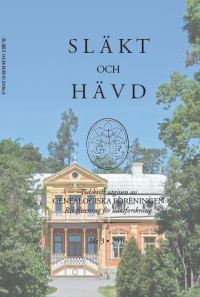 Släkt och Hävd nr. 3, 2016.